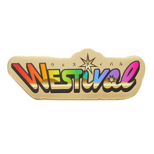 WEST. 10周年記念展 関西七色男大祭り「WESTival」ピンバッジ