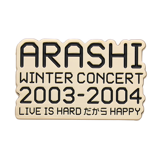ARASHI WINTER CONCERT 2003-2004〜LIVE IS HARD BECAUSE HAPPY〜 Logo Magnet
