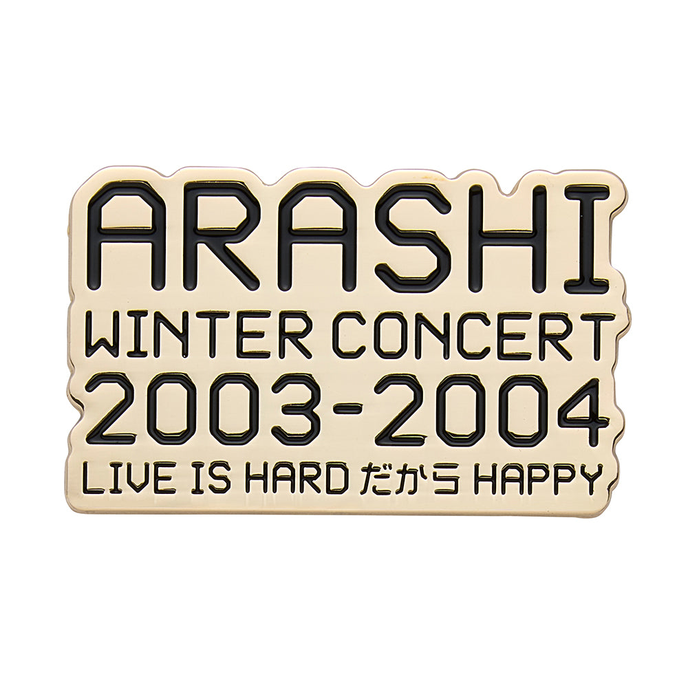 新品 嵐 ARASHI WINTER CONCERT 2003-2004 グッズ ARASHI WINTER CONCERT 2003-2004〜LIVE IS HARD BECAUSE HAPPY〜 Logo