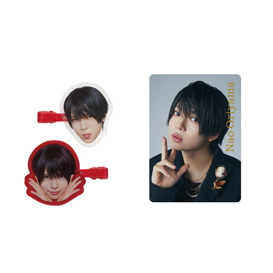 【Nao ORIYAMA】Hair Clip & Card Set