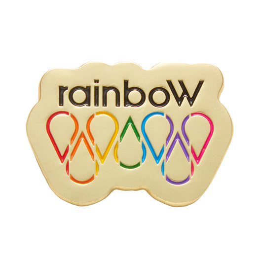 WEST. 10周年記念展 関西七色男大祭り「rainboW」ピンバッジ